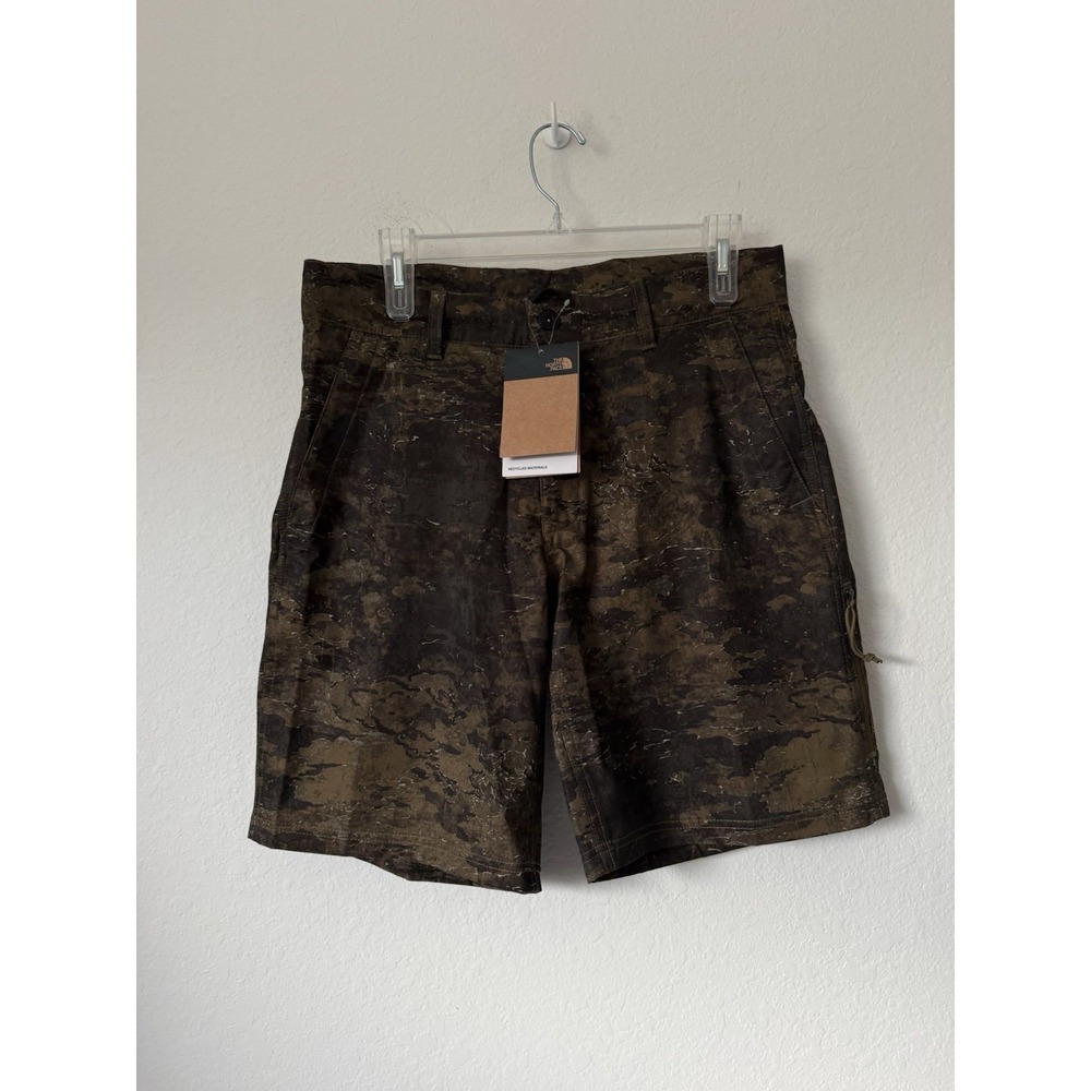 NWT The North Face Rolling Sun Packable Hybrid Shorts Men 30 Camo Hiking Travel